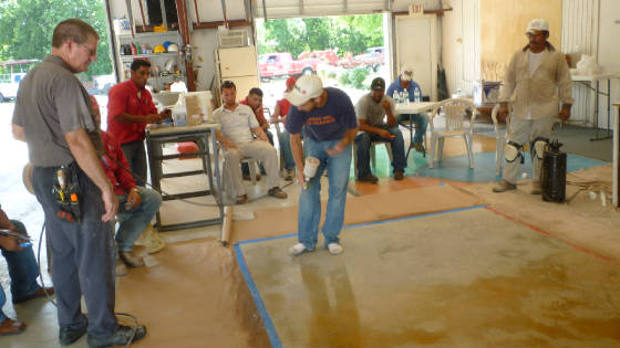 Decorative Concrete Training Classes Houston