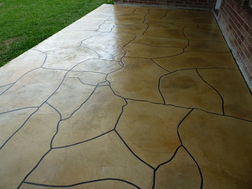 Photos Using Products From SCP Supply Houston Stamped Concrete Products