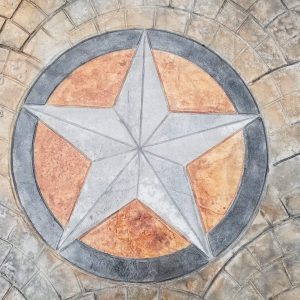 5-Point Star Medallion Stamp Rental
