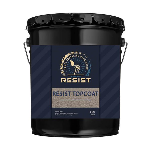 Resist Top Coat Sealer - Stamped Concrete Products of Houston, TX